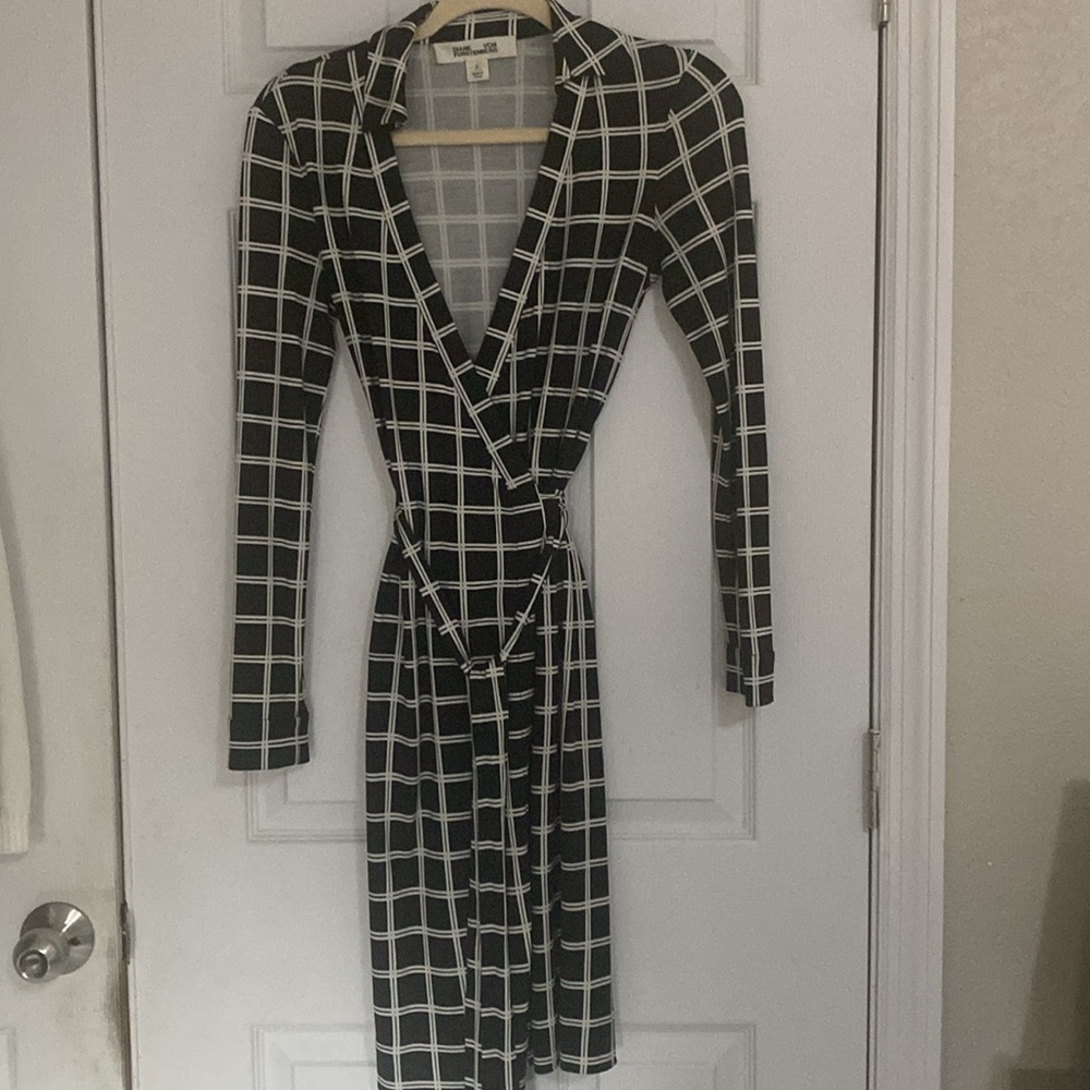 DVF Wrap silk dress